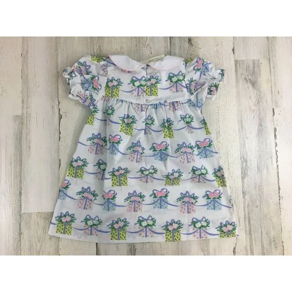 Beaufort Bonnet Company Every Day is a Gift Holly Dress Birthday Girls Sz 4T NWT - Picture 8 of 10